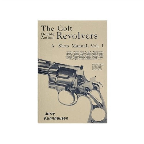 Ce manuel de 224 pages t'aide à comprendre et réparer les revolvers Colt à double action, simplifiant les relations complexes entre les pièces.