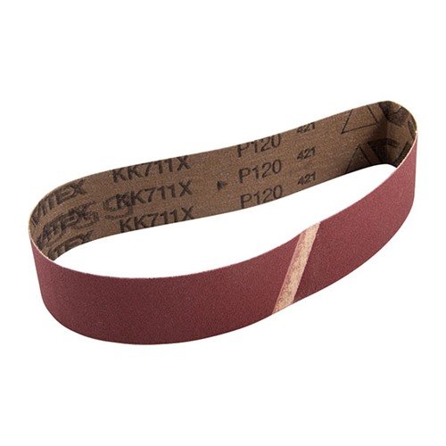 Les bandes abrasives VSM de 120 grit sont idéales pour les tambours de ponçage Raytech, offrant une durabilité exceptionnelle grâce à leur technologie Compact Grain.