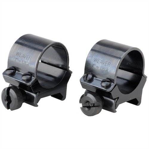Les SURE-GRIP RINGS de WEAVER offrent une puissance de serrage uniforme et robuste, garantissant un maintien précis de ton réticule et un montage facile de ta lunette.