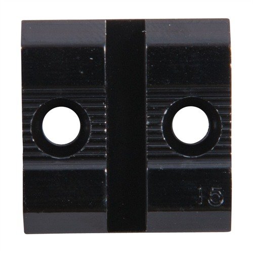 Les bases en aluminium léger s'adaptent à de nombreux fusils, shotguns et pistolets, disponibles en un ou deux morceaux pour un montage facile.