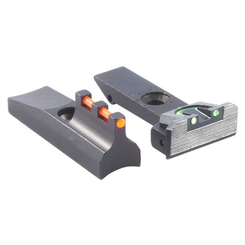 Les RUGER® REVOLVER FIRE SIGHT FIBER OPTIC SIGHT SETS offrent une visibilité exceptionnelle grâce à leur capacité à capter la lumière ambiante avec un design à 3 points.