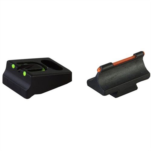 Améliore ta visée avec les SHOTGUN FIRE SIGHT SETS, offrant un point rouge fluorescent et un arrière ajustable avec des points verts pour un alignement précis.