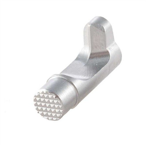 Le magazine release 1911 BULLET PROOF® offre un bouton allongé et checkered pour des changements rapides, en acier de haute qualité pour une opération fluide.