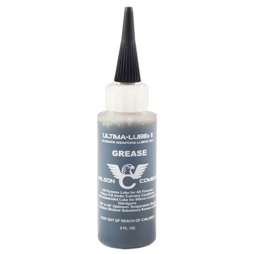 ULTIMA-LUBE II GREASE est une graisse légère qui reste en place, réduit la friction et l'usure, et garde ton arme propre sans attirer les contaminants.