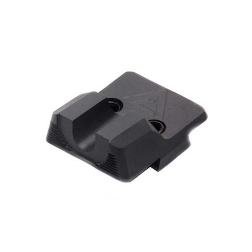 Le Vickers Elite Battlesight pour Glock 42/43 offre une visée optimale en faible luminosité, un design anti-accrochage et une finition noire mate robuste.