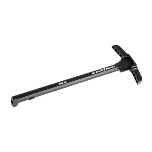 Le Wilson Combat Ambidextrous Charging Handle facilite l'utilisation de ton AR .308 avec des latches surdimensionnés, un design robuste et une finition anodisée noire.