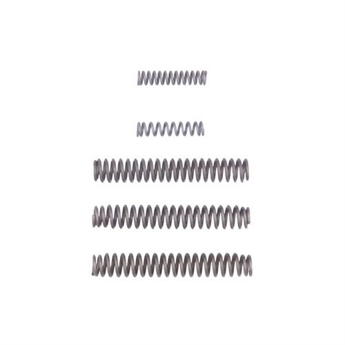 Améliore la fiabilité et la fonction de ton Ruger GP100 avec ce kit de ressorts Wilson Combat, offrant des performances optimales grâce à des ressorts de haute qualité.