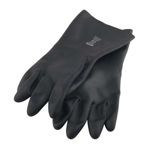 Les gants N440 en néoprène offrent une protection exceptionnelle contre les huiles, acides et solvants, avec une prise antidérapante et un style gauntlet.