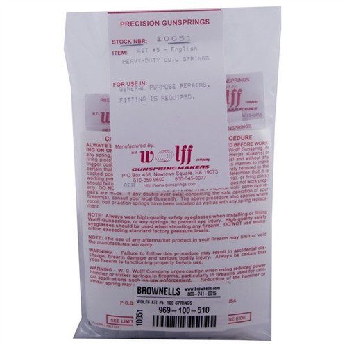 Avec le kit WOLFF #5, tu obtiens 100 ressorts en 10 designs, parfaits pour des charges lourdes, avec des dimensions de 2