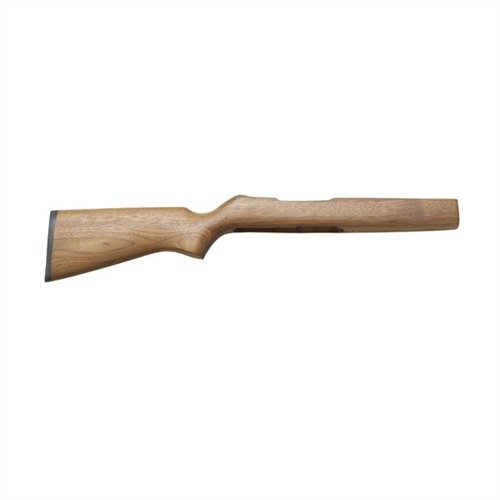 La crosse RUGER 10/22 Standard Youth est parfaite pour les jeunes tireurs, avec une taille réduite, un poids léger et une finition en noyer huilé.