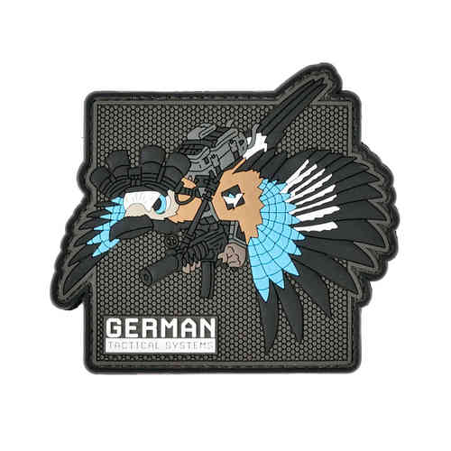 Affiche fièrement ton soutien à German Tactical Systems avec le GTS Patch, parfait pour ton sac à dos, tes vêtements ou ta housse d'arme.